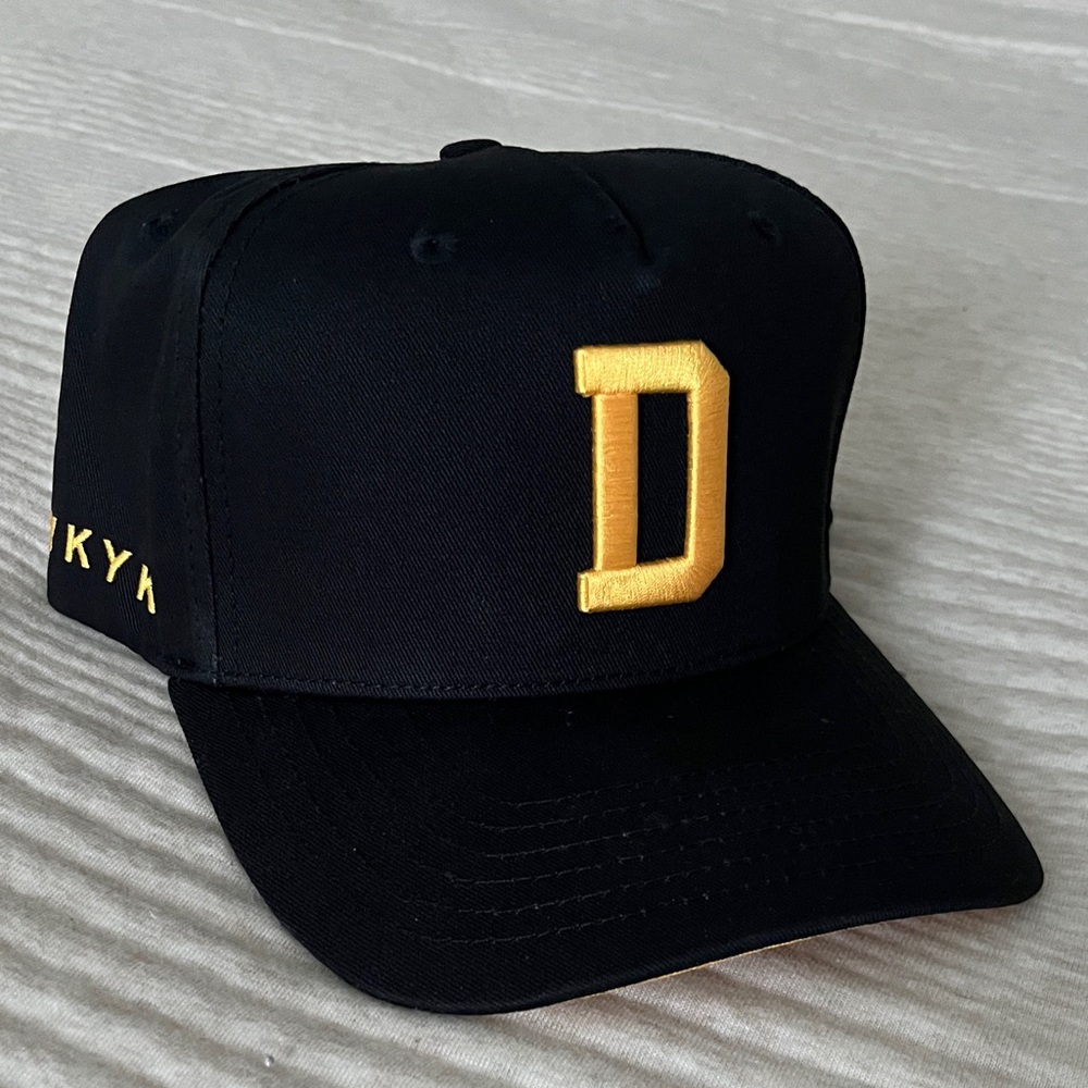 Dad Gang: Black and Yellow Baseball Cap - NEW!